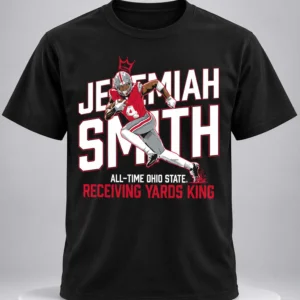 ohio state jeremiah smith receiving yards king shirt