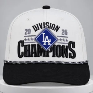la dodgers 2026 nl west division champions locker room hat