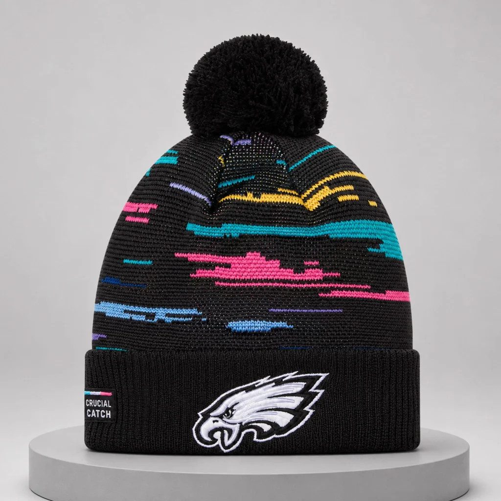 Philadelphia Eagles 2026 Crucial Catch Cuffed Knit Hat - Teespromax