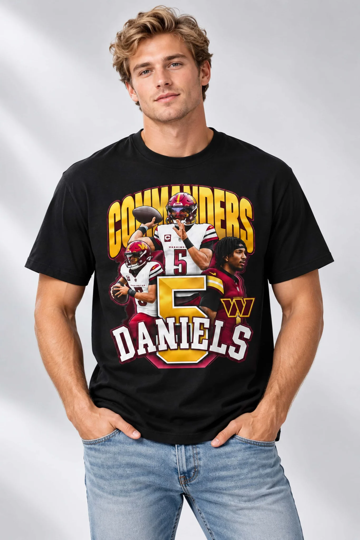 rachaad white commanders jayden daniels shirt3 rachaad white commanders jayden daniels shirt3