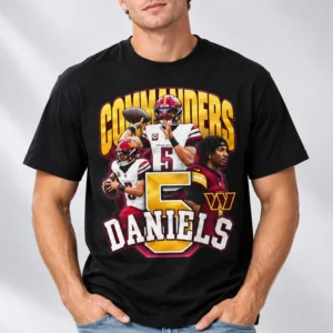 Rachaad White Commanders Jayden Daniels Shirt 7 rachaad white commanders jayden daniels shirt3