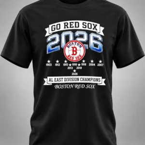 red sox 2026 al east division champions shirt