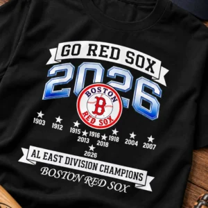 red sox 2026 al east division champions shirt2