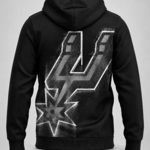 san antonio spurs 2026 por vida black hoodie1