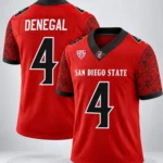 San Diego State Age of the Jaguar Red Uniforms Jersey