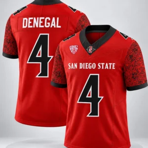 san diego state age of the jaguar red uniforms jersey