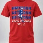 SMU Football Kevin Jennings Heisman Hopeful Name Pose Shirt
