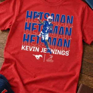 smu football kevin jennings heisman hopeful name pose shirt2