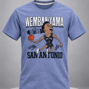 spurs victor wembanyama texas tribute shirt
