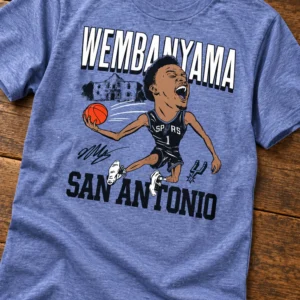spurs victor wembanyama texas tribute shirt1