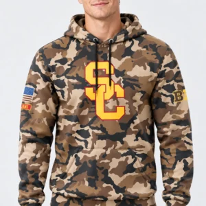 usc trojans football military appreciation 2026 camo hoodie3
