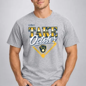 2026 Brewers Gray NLDS Locker Room Take October Shirt 5 2026 brewers gray nlds locker room take october shirt2