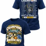 2026 Brewers NLCS Champions Broom Out Shirt