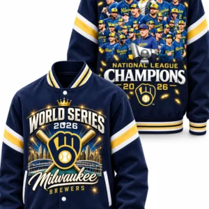 2026 brewers world series national league champions jacket
