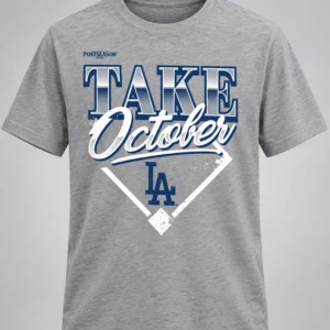 2026 dodgers champions distressed locker room take october shirt