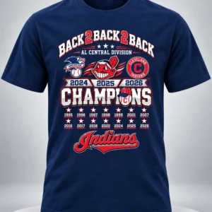 2026 guardians al central division back 2 back champions shirt