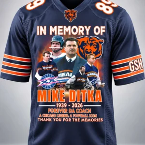 2026 mike ditka forever da coach bears jersey