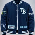 2026 TB Rays Take October Varsity Jacket