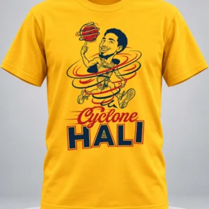 2026 tyrese haliburton cyclone hali gold out shirt