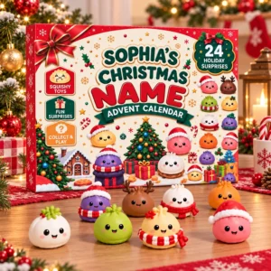 custom christmas dumpling gifts personalized squishy dumpling advent calendar