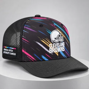 browns 2026 crucial catch intercept cancer trucker hat1