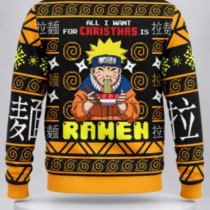 all i want for christmas is ramen ugly christmas sweater1