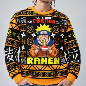 all i want for christmas is ramen ugly christmas sweater2