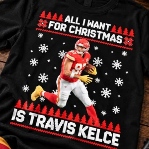 all i want for christmas is travis kelce shirt2