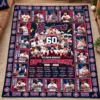 atlanta braves 60th anniversary 1966 2026 fleece blanket