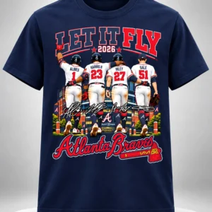 atlanta braves let it fly 2026 postseason shirt