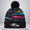 baltimore ravens 2026 crucial catch cuffed knit hat