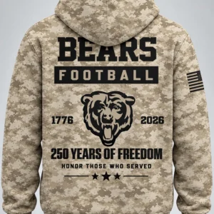bears military appreciation 250 years of freedom camo hoodie2