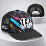 Bengals 2026 Crucial Catch Intercept Cancer Trucker Hat