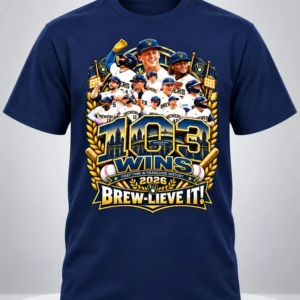 brewers 103 wins 2026 nl central division champions shirt2