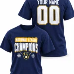Brewers 2026 American League Champions Custom Name & Number Shirt