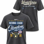 Brewers 2026 National League Champions Locker Room Shirt