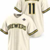 brewers jackson chourio 2026 world series home jersey
