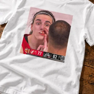 caitlin clark bleeding from the mouth shirt1