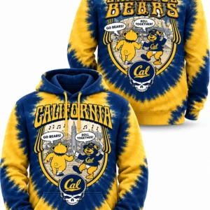 california golden bears grateful dead night 2026 tie dye hoodie