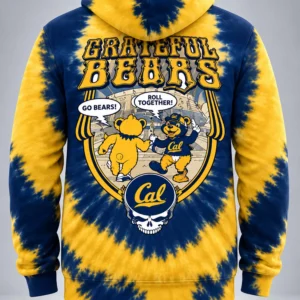 california golden bears grateful dead night 2026 tie dye hoodie1