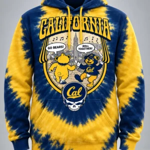 california golden bears grateful dead night 2026 tie dye hoodie2