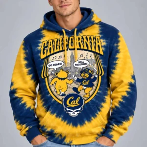california golden bears grateful dead night 2026 tie dye hoodie3