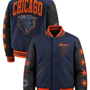 chicago bears 2026 rivalries collection varsity jacket