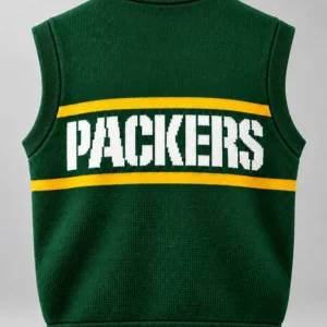 coach mike ditka packers sweater vest1