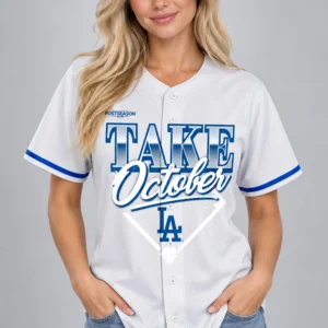 Dodgers Take October NLCS Bound 2026 Baseball Jersey 7 dodgers take october nlcs bound 2026 baseball jersey2