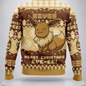 eevee merry christmas eve ee pokemon ugly christmas sweater1