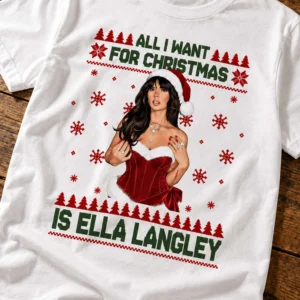 ella langley all i want for christmas shirt2