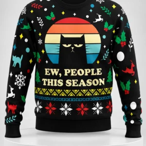 ew people this season ugly christmas sweater