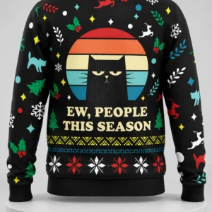 ew people this season ugly christmas sweater1