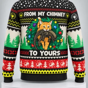 from my chimney to yours ugly christmas sweater1
